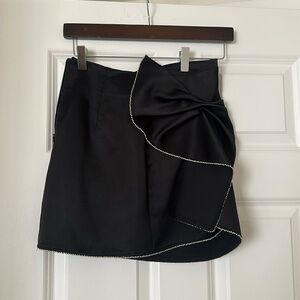 Zara satin mini skirt